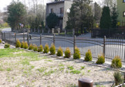 ogrodzenie kute balustrada