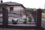 ogrodzenie kute balustrada